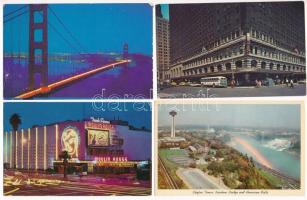 38 db MODERN amerikai és kanadai képeslap / 38 modern American (USA) and Canadian postcards