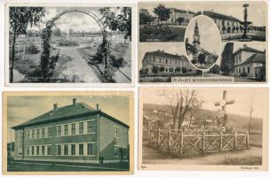 25 db RÉGI történelmi magyar város képeslap vegyes minőségben / 25 pre-1945 historical Hungarian town-view postcards in mixed quality