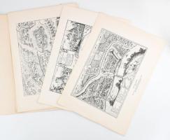 1984 Régi magyar várak. A Magyar Nemzeti Múzeum Történelmi Képcsarnoka 16 metszetének fakszimile kia...