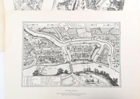 1984 Régi magyar várak. A Magyar Nemzeti Múzeum Történelmi Képcsarnoka 16 metszetének fakszimile kia...