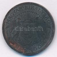 1937. 2P Ag "Madonna" T:3 patina Adamo P7