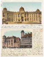 Wien, Vienna, Bécs; - 2 pre-1902 postcards