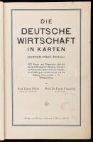cca 1928 Ernst Pfohl-Ernst Freidrich: Die Deutsche Wirtschaft in Karten. (System Prof. Pfohl.) Berli...