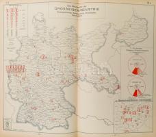 cca 1928 Ernst Pfohl-Ernst Freidrich: Die Deutsche Wirtschaft in Karten. (System Prof. Pfohl.) Berli...