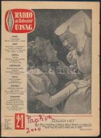 Ruttkai Éva, Váradi Hédi, Pap Éva, Felföldi Anikó, Demjén Gyöngyvér aláírásai őket ábrázoló újságkiv...