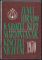 1970 Zenei Híradó Szabó Gyula, Kocsis Albert, Farkas Ferenc, Szegedi Anikó, Lukács Ervin autográf al...