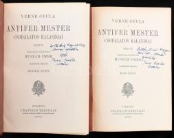 Verne Gyula: Antifer mester csodálatos kalandjai. I-II. köt. Ford.: Huszár Imre. Harmadik kiadás. Bp...