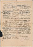 1950 II. világháborúban munkaszolgálatosként eltűnt személy halottá nyilvánító okirata