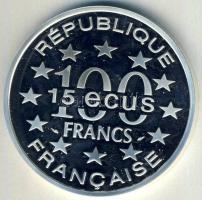 Franciaország 1993. 100Fr/15Ecu Ag "Diadalív" T:PP Csak 20.000db!