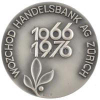 Svájc 1976. "Wozchod Handelsbank AG Zürich 10. évfordulója 1966-1976" kétoldalas, jelzett ...
