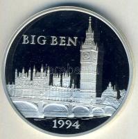 Franciaország 1994. 100Fr/15Ecu Ag "Big Ben" T:PP Csak 20.000db!