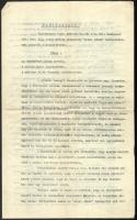 1939 Jegyzőkönyv az Arany János önképzőkör (zsidók külön önképzőköre) 3. tiszti gyűlésén