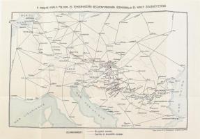 cca 1913 A Duna. H.n., é.n., Magyar Királyi Folyam - és Tengerhajózási Rt. Gazdag szövegközti és egé...