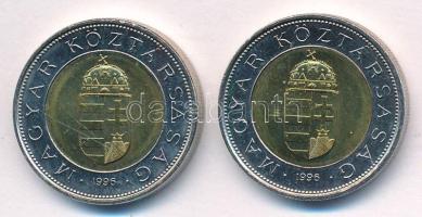 1996. 100Ft (2x) T:1-,2 patina, kis ph 
Adamo F12.1