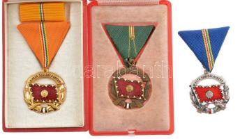1964. "A Haza Szolgálatáért Érdemérem arany fokozat" zománcozott aranyozott bronz kitüntet...