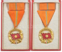 1964. "A Haza Szolgálatáért Érdemérem arany fokozat" zománcozott, aranyozott Br kitüntetés...