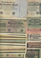 Német Birodalom cca 1899-tól 151 klf db bankjegy Rosenberg katalógus szerint speciálisan szortírozva...