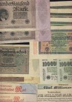 Német Birodalom cca 1899-tól 151 klf db bankjegy Rosenberg katalógus szerint speciálisan szortírozva...