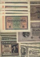 Német Birodalom cca 1899-tól 168 klf db bankjegy Rosenberg katalógus szerint speciálisan szortírozva...