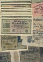 Német Birodalom cca 1899-tól 168 klf db bankjegy Rosenberg katalógus szerint speciálisan szortírozva...