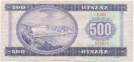 1990. 500Ft "E 366 073913" T:III Adamo F43