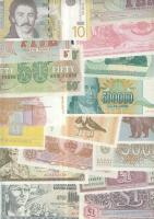 Európa 124 db klf modern bankjegy T:I