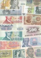Európa 124 db klf modern bankjegy T:I