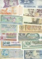 Európa 124 db klf modern bankjegy T:I