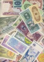 Ázsia cca. 1941-től a modern időkig 147 db klf bankjegy T:I,I-
