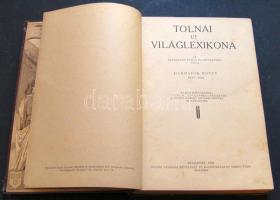 1926 Tolnai Új Világlexikona: Harmadik kötet (BUR-DON) a Tolnai Nyomdai Műintézet kiadásában