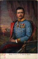 IV. Károly király / Kaiser Karl I / Charles I of Austria. C. Pietzner. B.K.W.I. 752-60. (fl)
