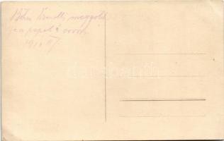 1916 Böhm Ermolli tábornok megszólitja a papot és az orvost / WWI Austro-Hungarian K.u.K. military, ...