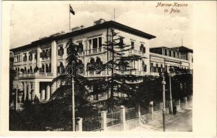 Pola, Pula; K.u.K. Kriegsmarine Marine-Kasino / Osztrák-magyar haditengerészeti kaszinó / Austro- Hungarian Navy, mariners casino