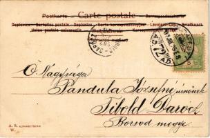 1902 Art Nouveau initials with children. ASW Alphabetserie