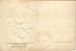 1526-1926 Mohácsi vész 400. évfordulójának dombornyomott emléklapja. A mohácsi síkon építendő Fogada...