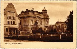 1941 Eszék, Essegg, Osijek; Urania-Tonkino / Uránia mozi. Milan Dirnbach kiadása / cinema (EK)