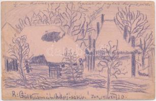 1916 "Szövetségeseink" Első világháborús tábori postai levelezőlap a Központi Hatalmak ura...