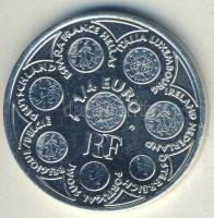 Franciaország 2002. 1/4€ Ag "Európa" T:BU