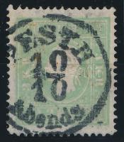 1858 3kr green "PESTH Abends", 1858 3kr zöld "PESTH Abends"