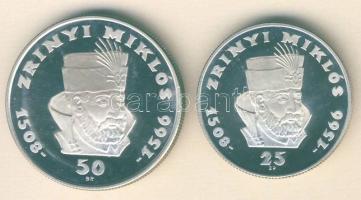 1966. 25Ft Ag + 50Ft Ag "Zrínyi" pár T:P
