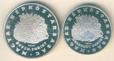 1966. 25Ft Ag + 50Ft Ag "Zrínyi" pár T:P