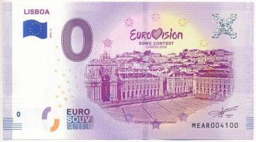 Portugália 2018. 0E Eurovíziós Dalfesztivál, Lisszabon T:I Portugal 2018. 0 Euro Eurovision Song Contest, Lisbon C:UNC