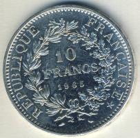Franciaország 1965. 10Fr Ag "Herkules csoport" T:2