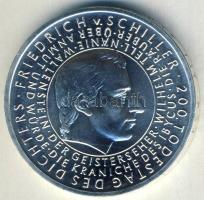 Németország 2005. 10€ Ag "Schiller" T:BU