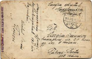 1915 Magyarország Ifjúsági Bajnokságának bajnokai: FTC (Fradi) focisták, labdarúgók (Földváry, Vargh...