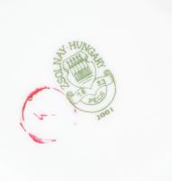 Zsolnay Stafír mokkás, kávés készlet, 9 részes (kanna, kiöntő, cukortartó, csészék és aljak), 24K ar...