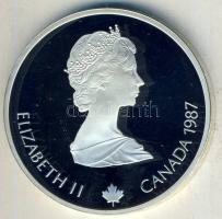 Kanada 1987. 20$ Ag "Téli olimpia-curling" T:PP