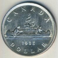 Kanada 1935. 1$ Ag "Ezüst jubileum" T:2