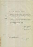 1944 Serédi Jusztinián hercegprímás aláírt levele
