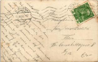 1914 Wien, Vienna, Bécs; Osztrák-magyar katonák csoportképe / WWI Austro-Hungarian K.u.K. military, ...